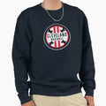 Minimalist Cleveland Baseball Badge Sweatshirt - Unique Graphic Men Women - T-Shirt, Sweatshirt, Hoodie