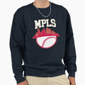 Minnesota Baseball Minimalist Sweatshirt - Aesthetic Graphic for Adults - T-Shirt, Sweatshirt, Hoodie