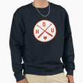 Houston Baseball Bat Hou Patch Sweatshirt - Novelty Apparel Men Women - T-Shirt, Sweatshirt, Hoodie