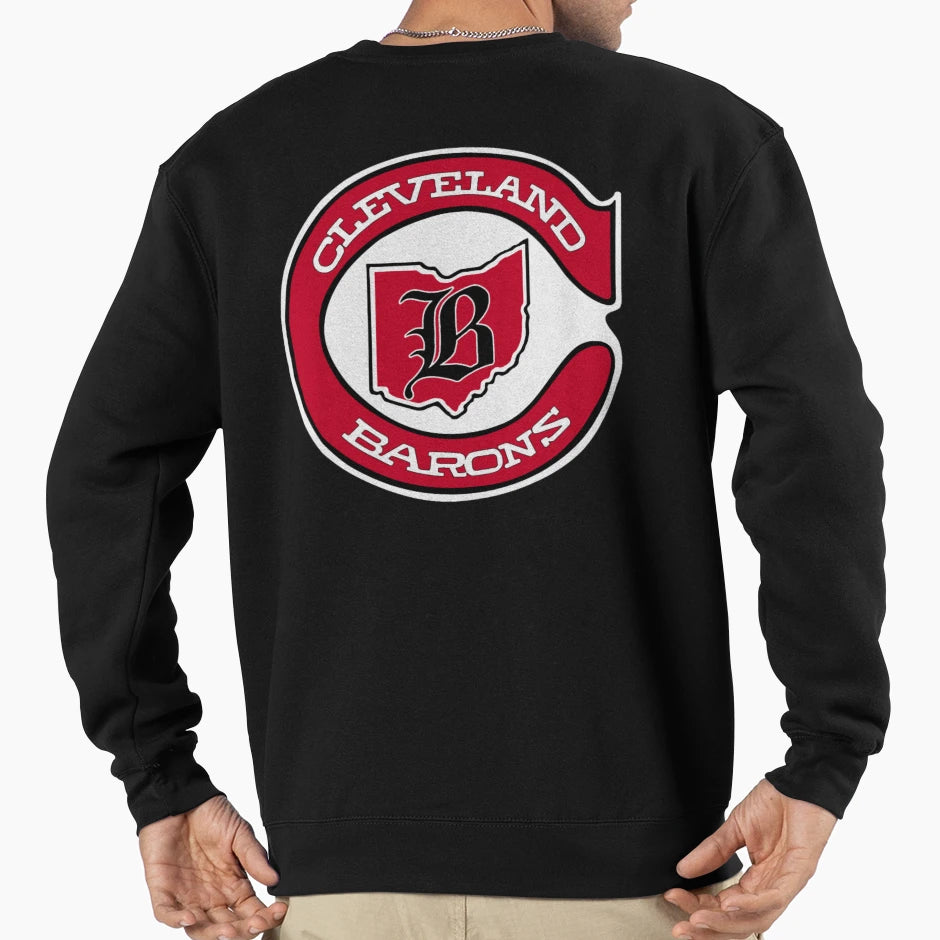 Cleveland Barons Logo Sweatshirt - Graphic Print Unisex - T-Shirt, Sweatshirt, Hoodie