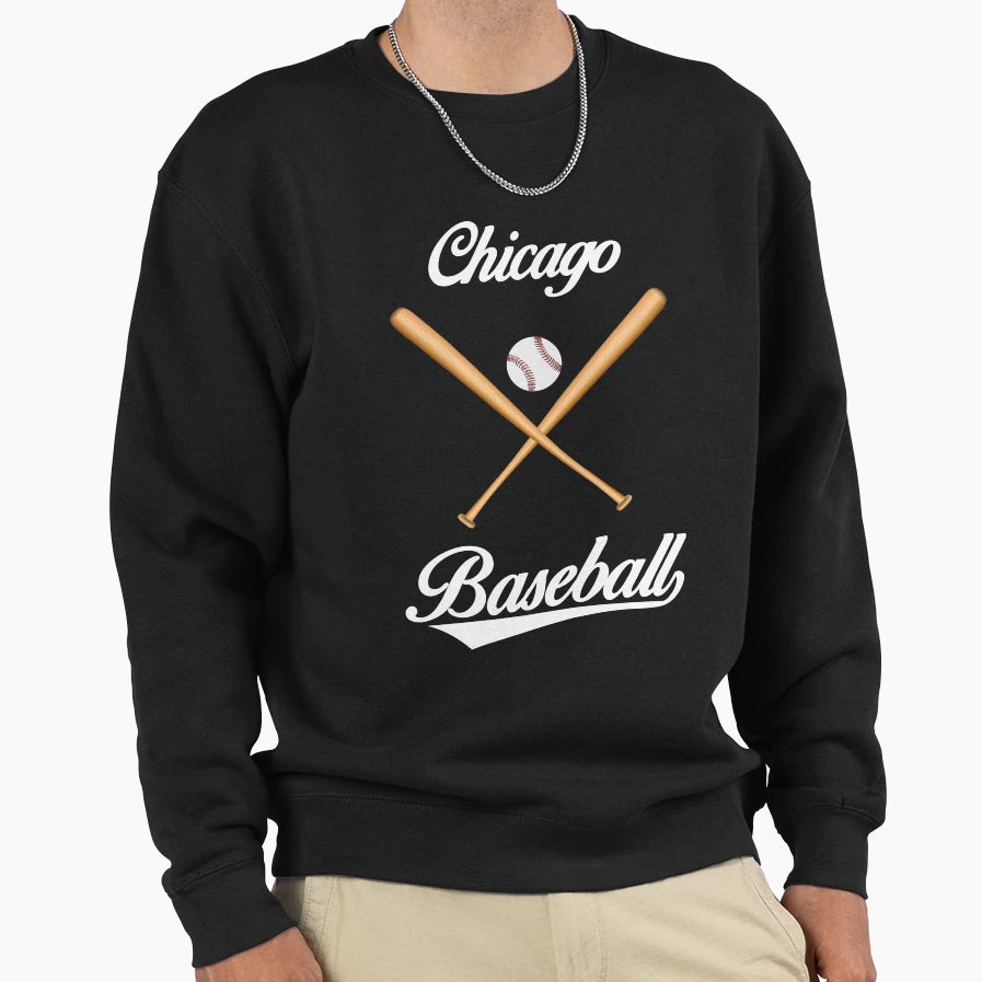 Chicago Baseball And T-Shirt - Graphic Print Unisex - T-Shirt, Sweatshirt, Hoodie