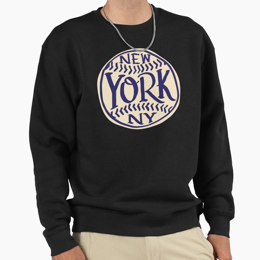New York New York Hand Drawn Script Sweatshirt - Graphic Print for Adults - T-Shirt, Sweatshirt, Hoodie