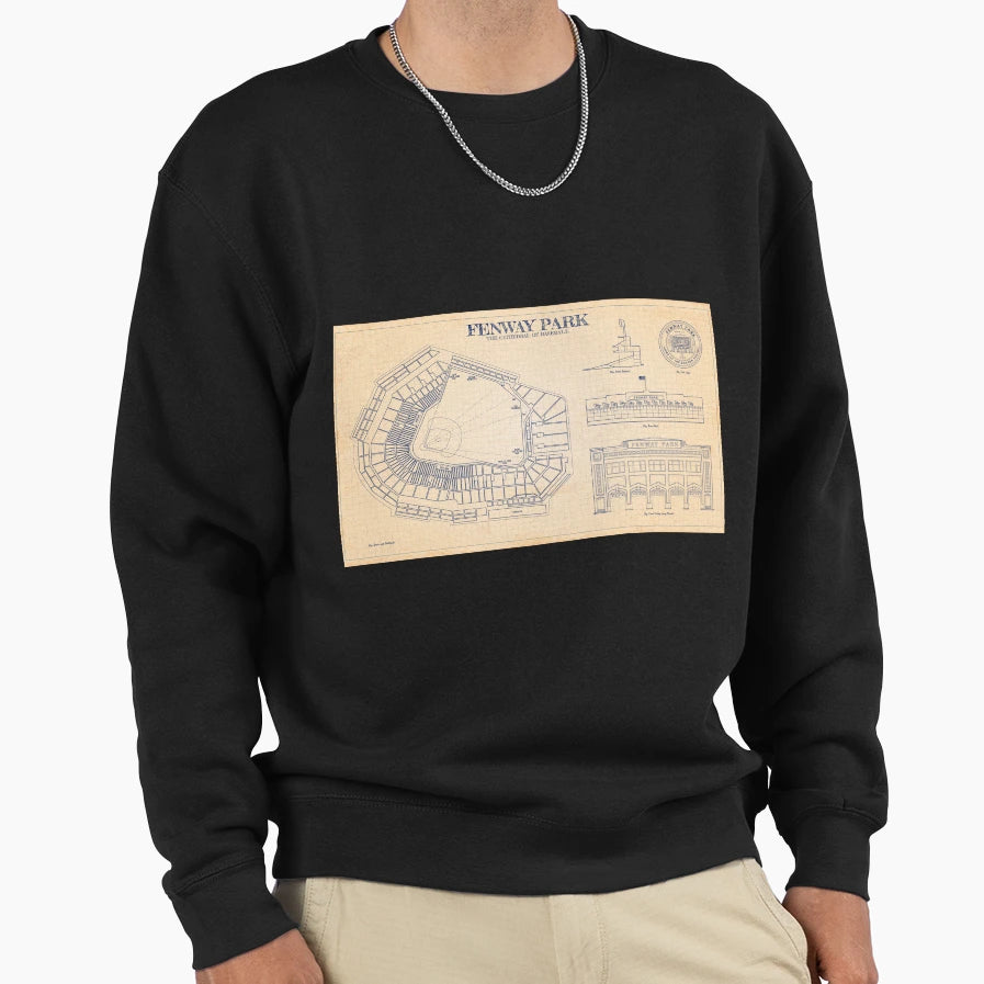 Fenway Park Cathedral Baseball Sweatshirt - Streetwear Style for Adults - T-Shirt, Sweatshirt, Hoodie