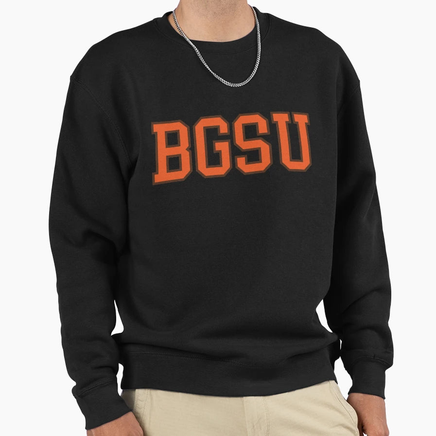 Bgsu College Font Sweatshirt - Graphic Print for Adults - T-Shirt, Sweatshirt, Hoodie