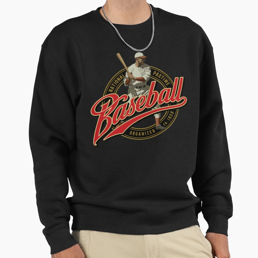 Baseball Sweatshirt - Novelty Apparel for Adults - T-Shirt, Sweatshirt, Hoodie
