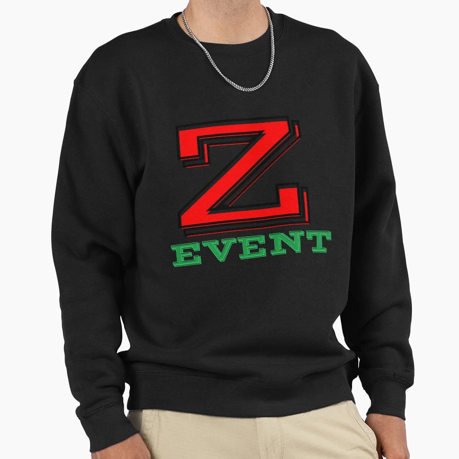 Zevent Sweatshirt - Minimalist Print for Adults - T-Shirt, Sweatshirt, Hoodie