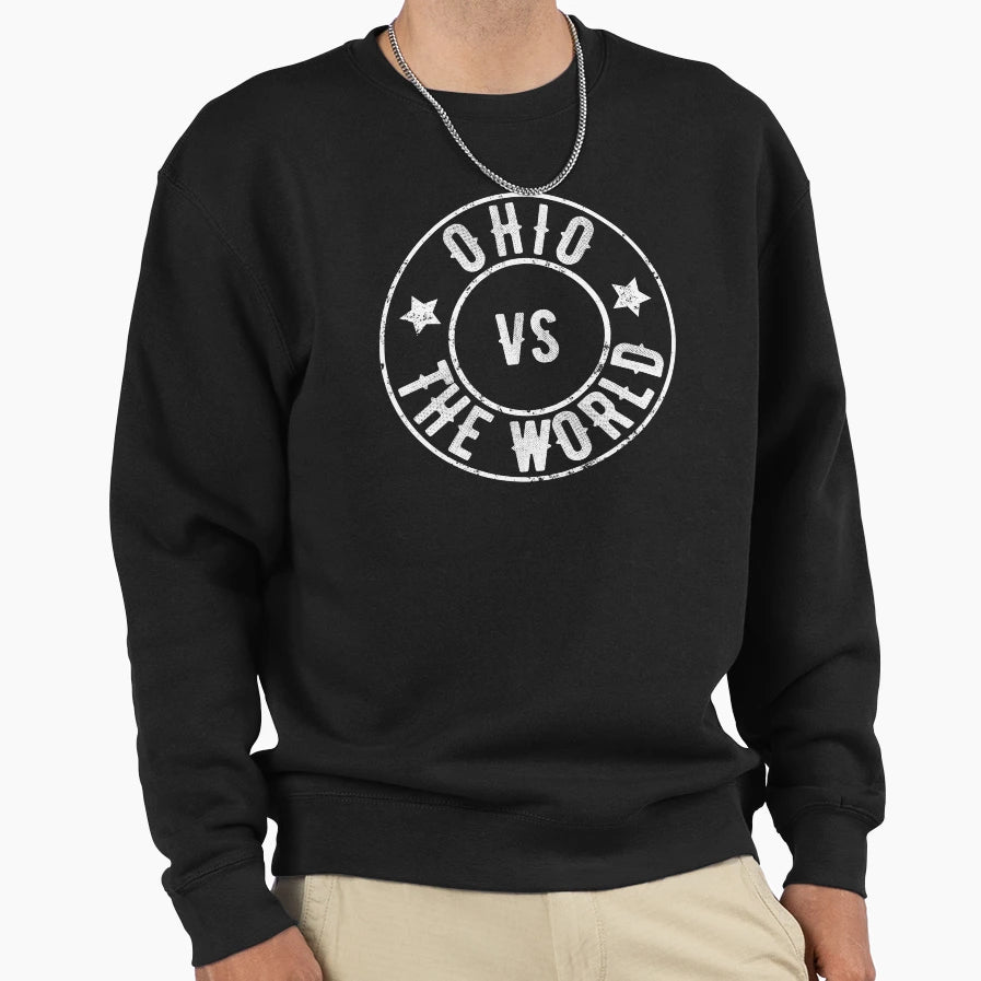Ohio Vs World Ohio Against Everyone T-Shirt - Minimalist Print for Adults - T-Shirt, Sweatshirt, Hoodie