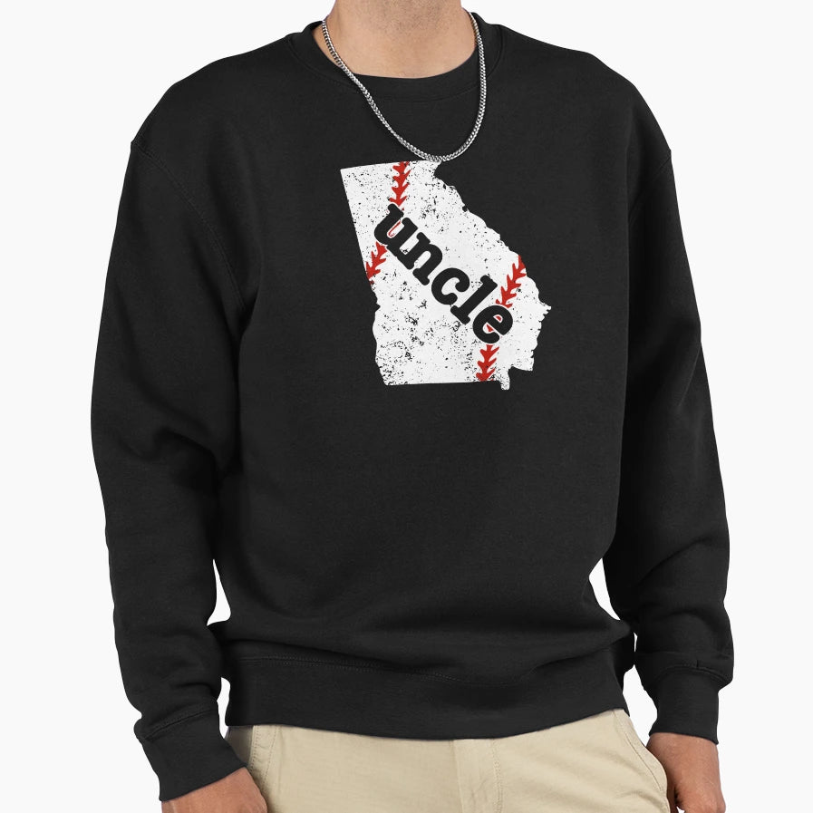 Best Uncle Baseball Georgia Softball T-Shirt - Unique Graphic Men Women - T-Shirt, Sweatshirt, Hoodie