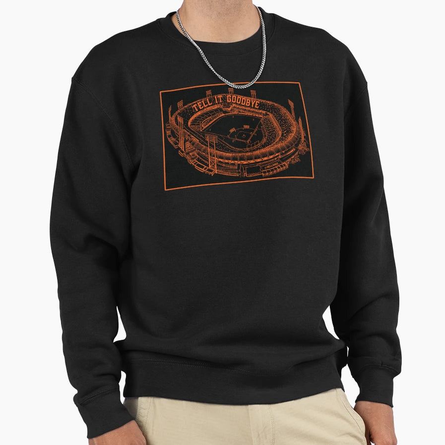 Tell It Goodbye Candlestick Sweatshirt - Unique Graphic for Adults - T-Shirt, Sweatshirt, Hoodie