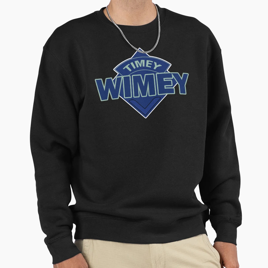 Timey Wimey Sweatshirt - Minimalist Print Unisex - T-Shirt, Sweatshirt, Hoodie