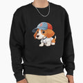 Litte Baseball Beagle Sweatshirt - Streetwear Style for Adults - T-Shirt, Sweatshirt, Hoodie