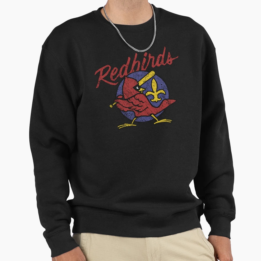 Louisville Redbirds Sweatshirt - Casual Everyday Wear Unisex - T-Shirt, Sweatshirt, Hoodie