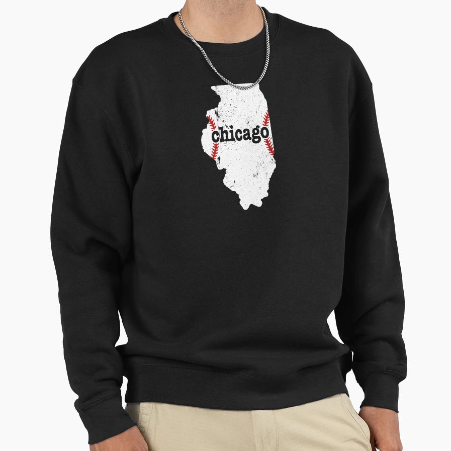 Chicago Softball Baseball T-Shirt - Fun Novelty Design Unisex - T-Shirt, Sweatshirt, Hoodie