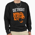 Detroit Tiger Sweatshirt - Casual Everyday Wear Men Women - T-Shirt, Sweatshirt, Hoodie
