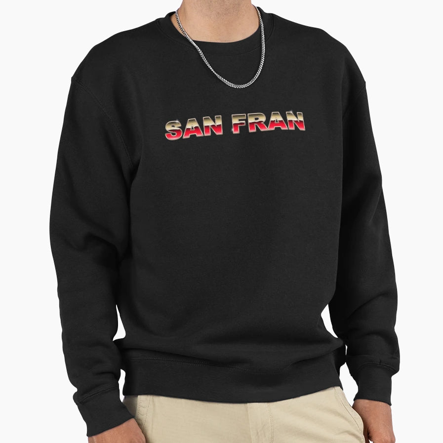 San Francisco Football 80S Sweatshirt - Custom Art Print Unisex - T-Shirt, Sweatshirt, Hoodie