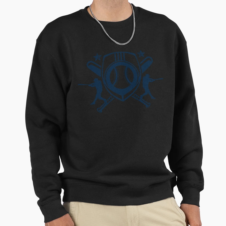 Baseball Player Logo Sweatshirt - Custom Art Print Unisex - T-Shirt, Sweatshirt, Hoodie