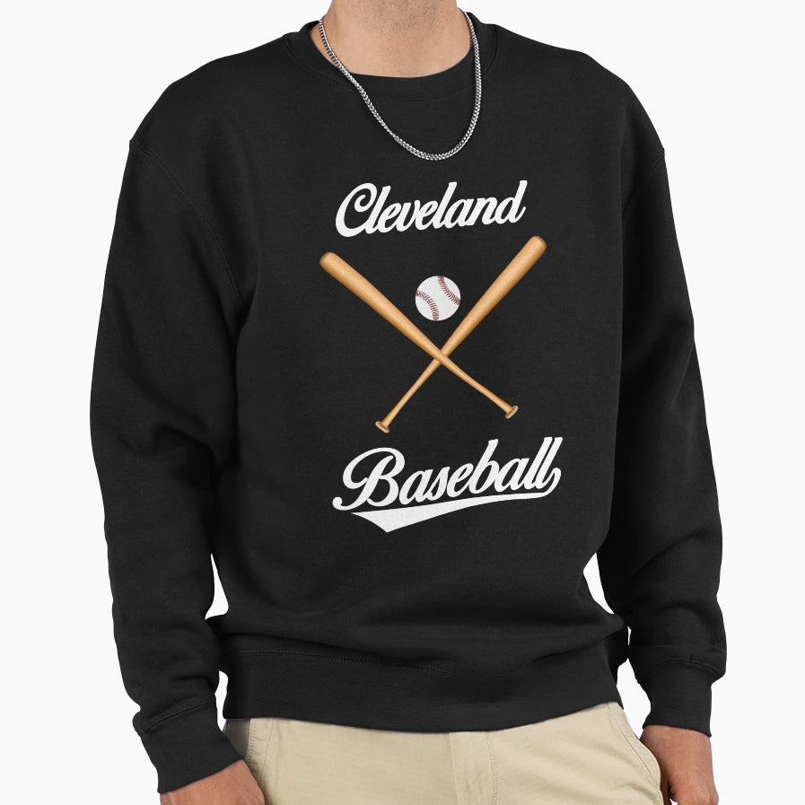 Cleveland Baseball And T-Shirt - Aesthetic Graphic for Adults - T-Shirt, Sweatshirt, Hoodie
