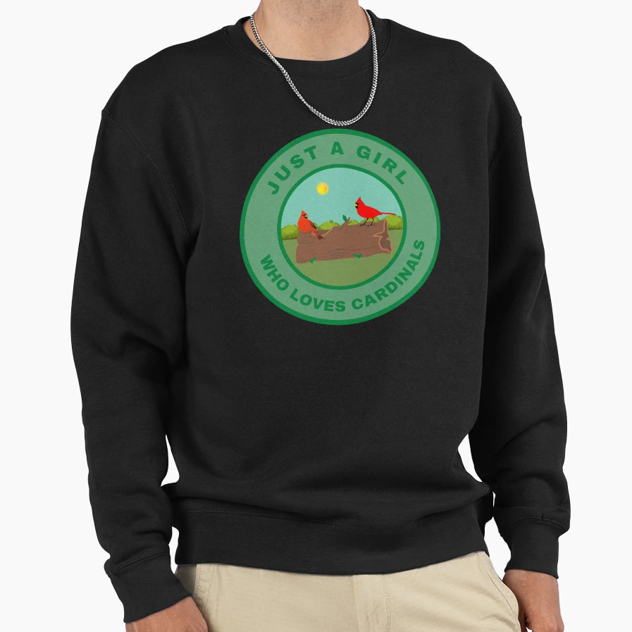 Just Who Loves Cardinals Sweatshirt - Trendy Graphic Unisex - T-Shirt, Sweatshirt, Hoodie