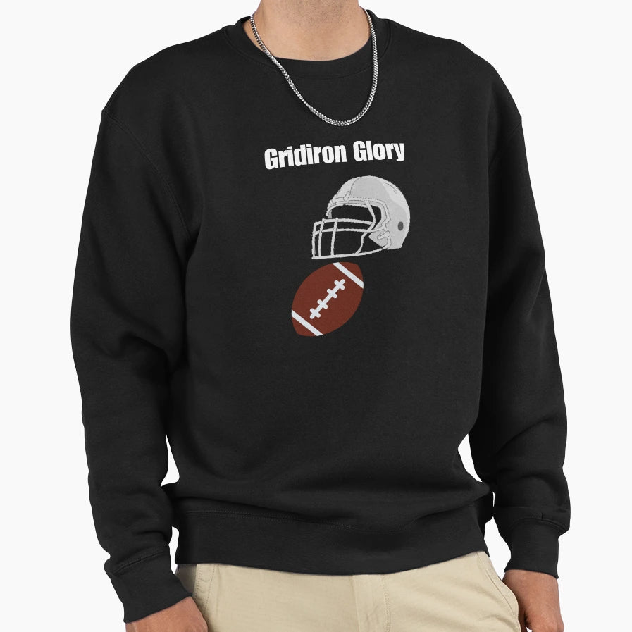 Gridiron Glory Sweatshirt - Custom Art Print for Adults - T-Shirt, Sweatshirt, Hoodie
