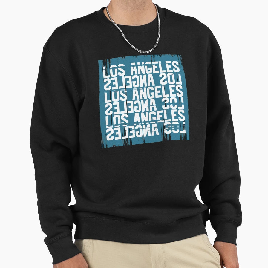 Los Angeles Sweatshirt - Minimalist Print Men Women - T-Shirt, Sweatshirt, Hoodie