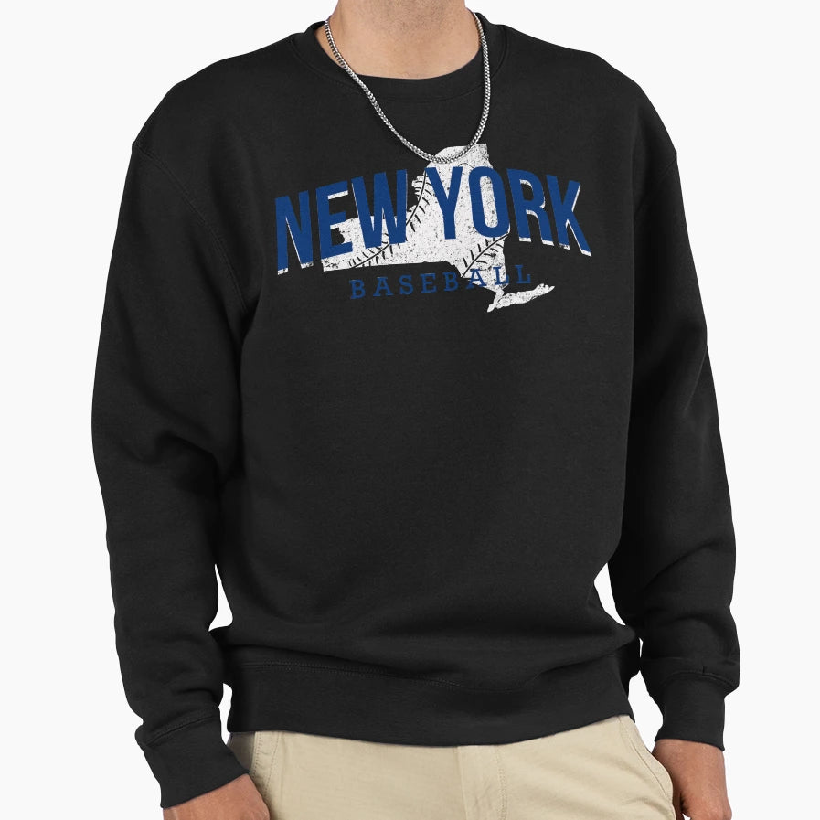 New York Baseball 2 Sweatshirt - Minimalist Print for Adults - T-Shirt, Sweatshirt, Hoodie