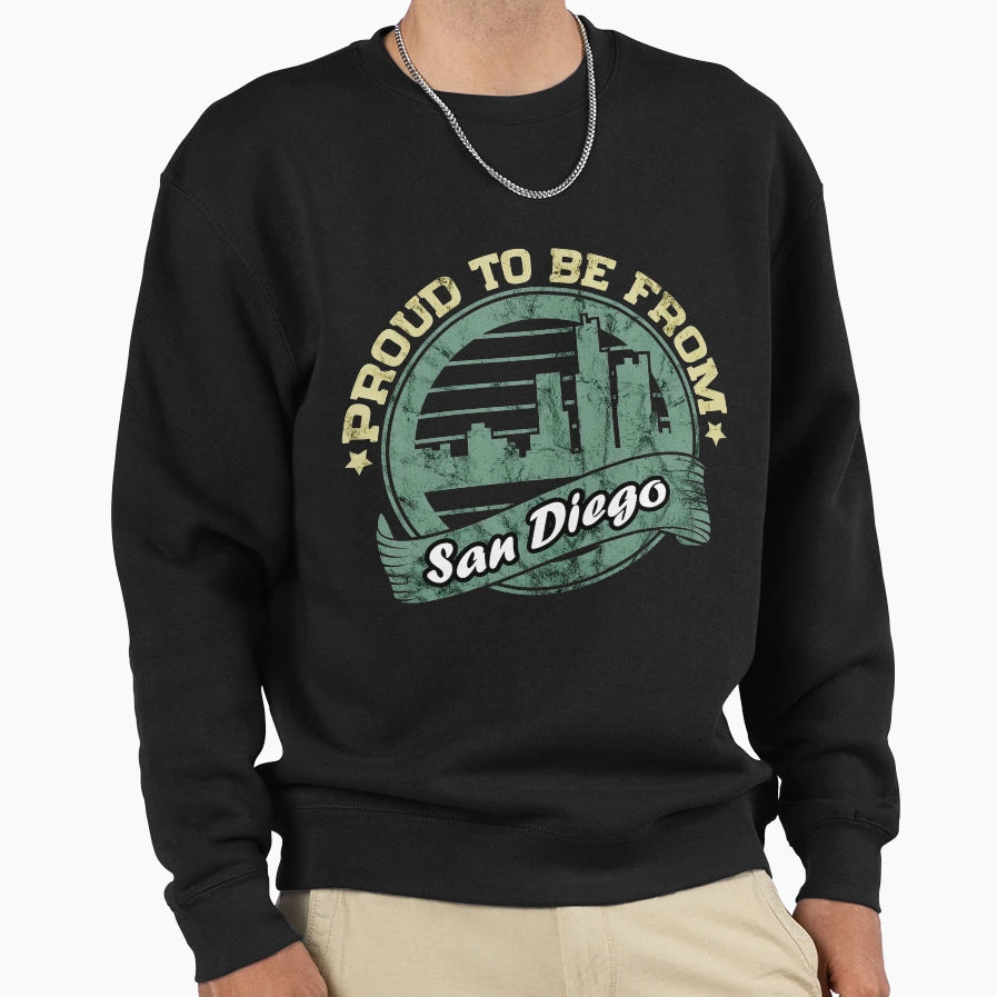 San Diego Skyline City Home Sweatshirt - Graphic Print Unisex - T-Shirt, Sweatshirt, Hoodie