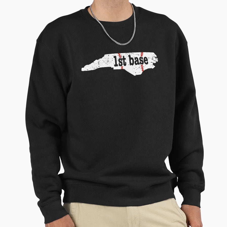 1St Base 1St Base Softball T-Shirt - Casual Everyday Wear Men Women - T-Shirt, Sweatshirt, Hoodie
