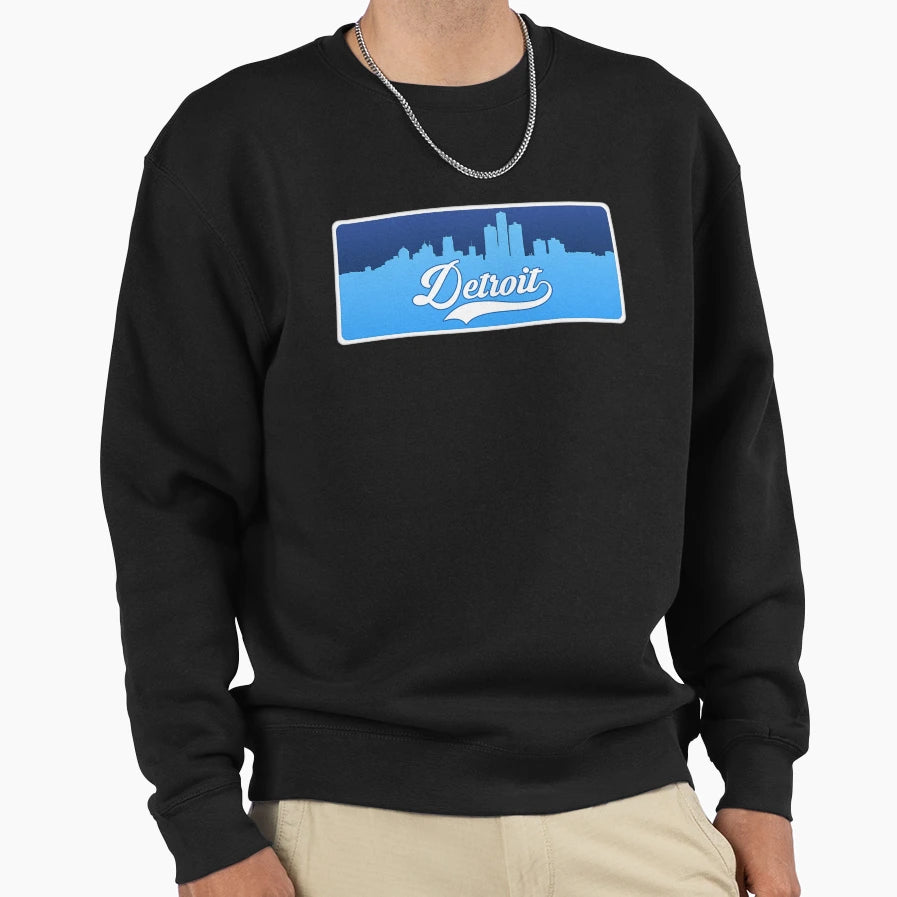 Detroit Football Skyline Sweatshirt - Minimalist Print Unisex - T-Shirt, Sweatshirt, Hoodie