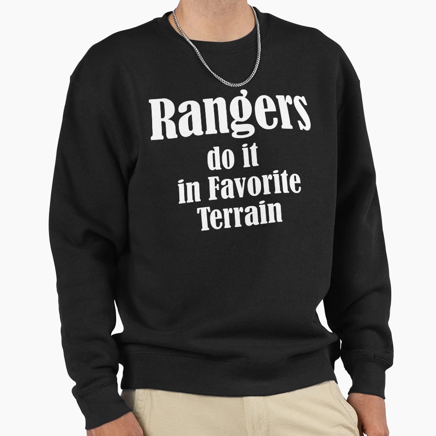 Rangers Do It White Sweatshirt - Fun Novelty Design Unisex - T-Shirt, Sweatshirt, Hoodie