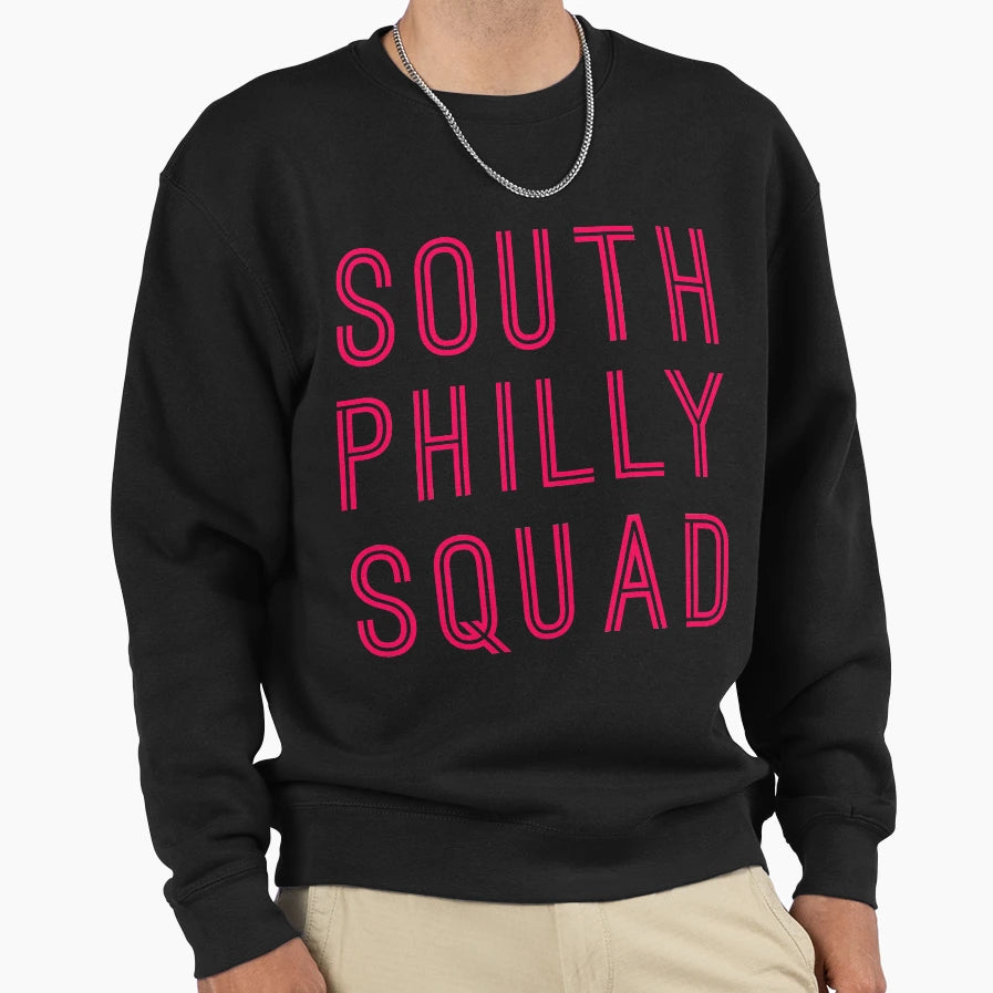 South Philly Squad Sweatshirt - Minimalist Print Unisex - T-Shirt, Sweatshirt, Hoodie