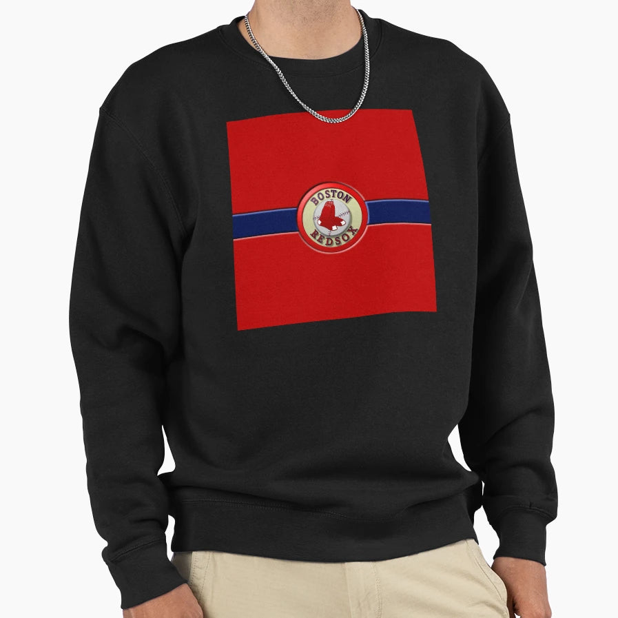 Boston Red Sweatshirt - Graphic Print Men Women - T-Shirt, Sweatshirt, Hoodie