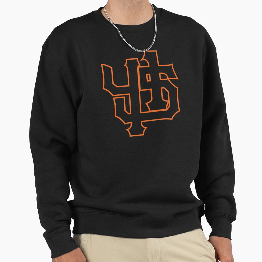 Baseball San Francisco 415 Area Sweatshirt - Custom Art Print for Adults - T-Shirt, Sweatshirt, Hoodie
