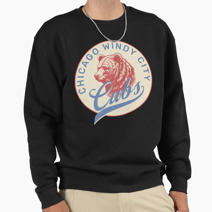 Chicago Cubs Sweatshirt - Minimalist Print Men Women - T-Shirt, Sweatshirt, Hoodie