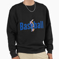 Baseball Sweatshirt - Minimalist Print Unisex - T-Shirt, Sweatshirt, Hoodie