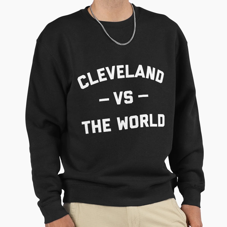 Cleveland Vs World Copy T-Shirt - Fun Novelty Design for Adults - T-Shirt, Sweatshirt, Hoodie