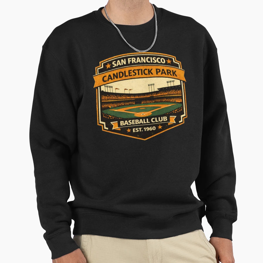 Candlestick Park San Francisco Baseball T-Shirt - Streetwear Style Unisex - T-Shirt, Sweatshirt, Hoodie