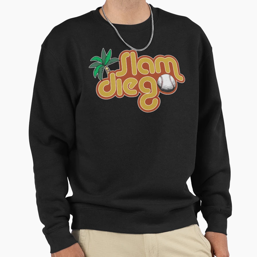 Slam Diego Sunset Palm Tree San Diego Sweatshirt - Streetwear Style Unisex - T-Shirt, Sweatshirt, Hoodie