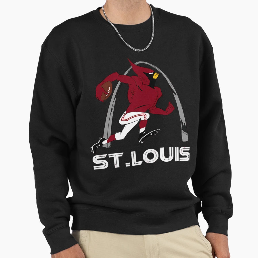 Big Red Throwback Sweatshirt - Fun Novelty Design Unisex - T-Shirt, Sweatshirt, Hoodie