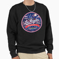 Los Angeles Baseball Red Navy City Sweatshirt - Custom Art Print Men Women - T-Shirt, Sweatshirt, Hoodie