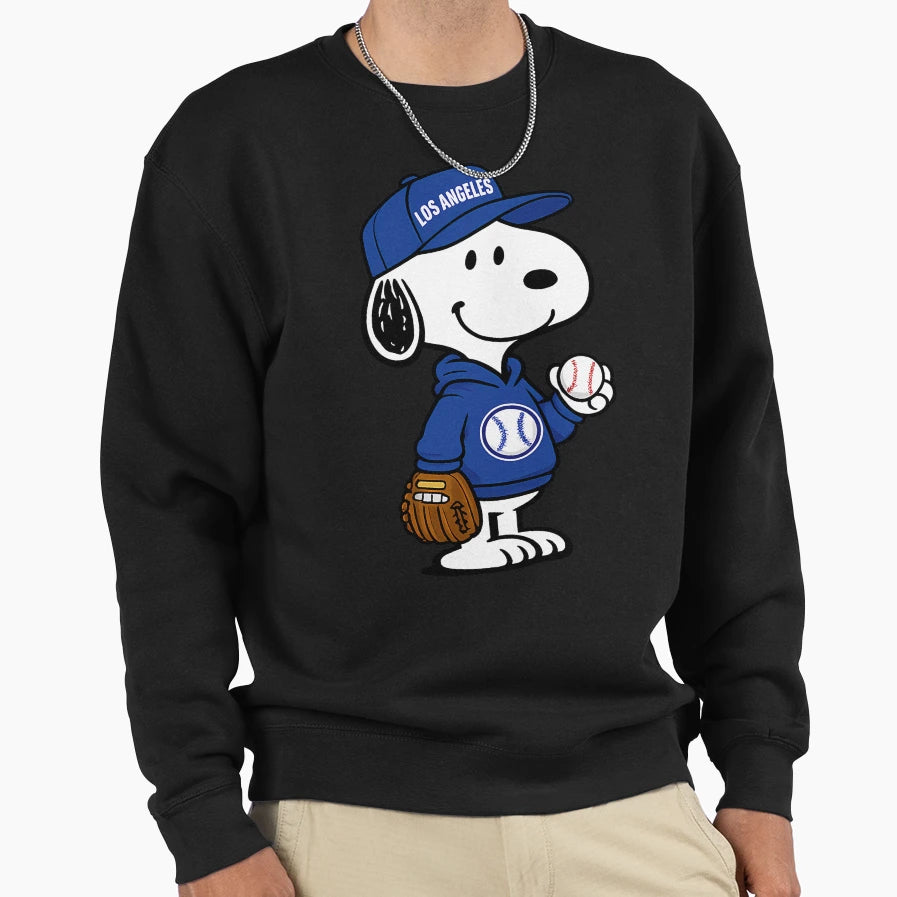 Los Angeles Snoopy Sweatshirt - Graphic Print for Adults - T-Shirt, Sweatshirt, Hoodie