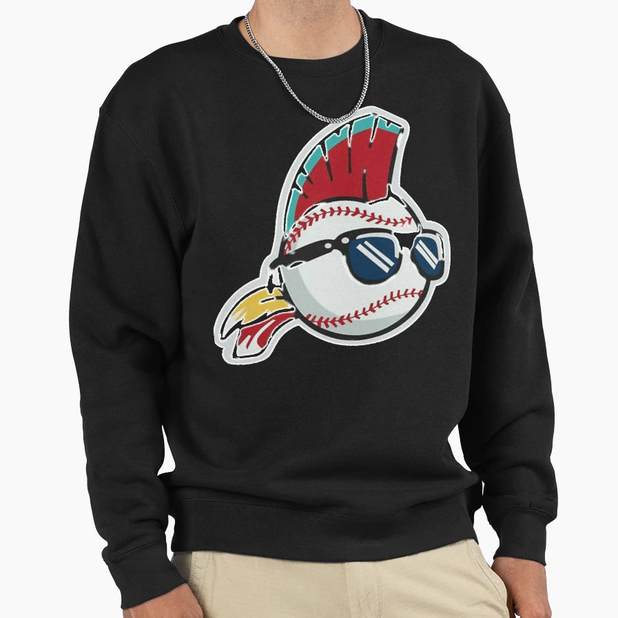 Major League Mohawk Sweatshirt - Minimalist Print Men Women - T-Shirt, Sweatshirt, Hoodie