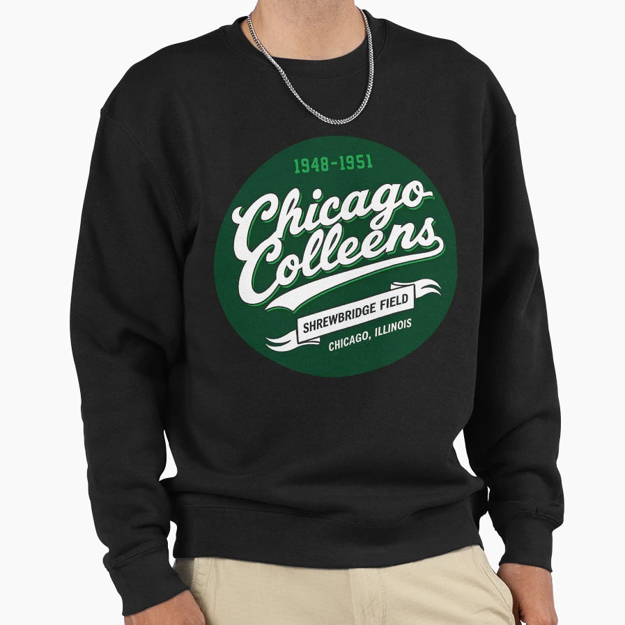 Chicago Colleens Womens Baseball Sweatshirt - Trendy Graphic Men Women - T-Shirt, Sweatshirt, Hoodie