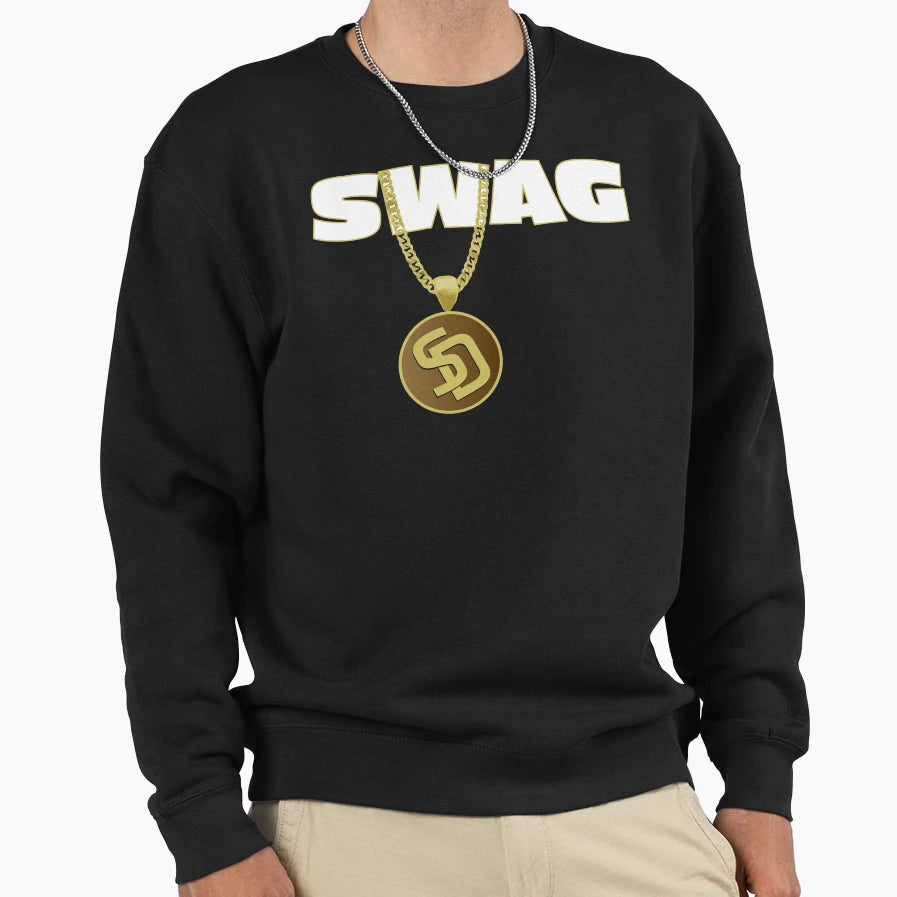 Swag Chain San Diego Baseball Sweatshirt - Streetwear Style for Adults - T-Shirt, Sweatshirt, Hoodie