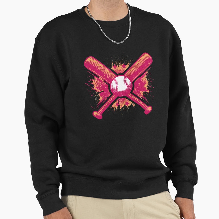 Baseball Stars Splash Sweatshirt - Novelty Apparel Men Women - T-Shirt, Sweatshirt, Hoodie