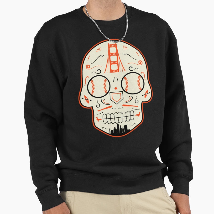 San Francisco Baseball Sugar Sweatshirt - Custom Art Print for Adults - T-Shirt, Sweatshirt, Hoodie
