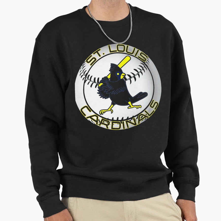 Ball Cardinal Red Baseball Costume Sweatshirt - Graphic Print Men Women - T-Shirt, Sweatshirt, Hoodie