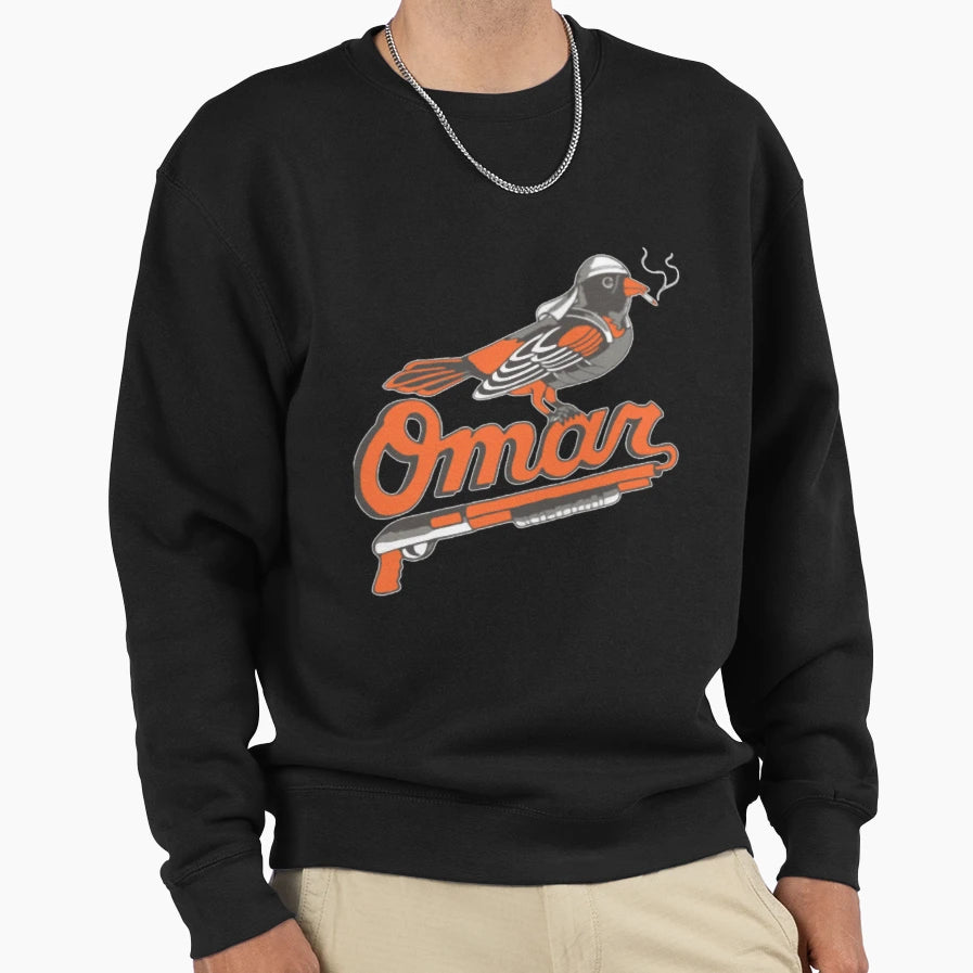 Omar Wire Baltimore Oriole Sweatshirt - Streetwear Style Men Women - T-Shirt, Sweatshirt, Hoodie