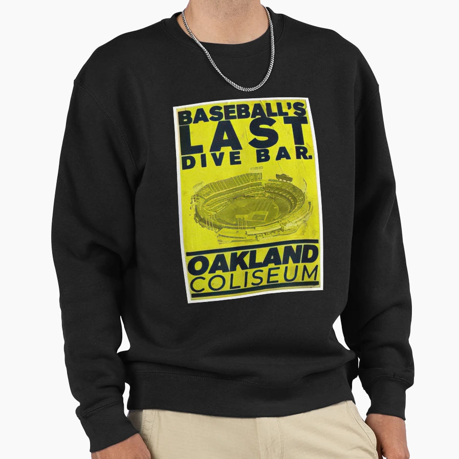Baseballs Last Dive Bar Sweatshirt - Casual Everyday Wear for Adults - T-Shirt, Sweatshirt, Hoodie
