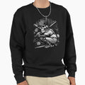 Skeleton Baseball Player Fan Sweatshirt - Fun Novelty Design Men Women - T-Shirt, Sweatshirt, Hoodie