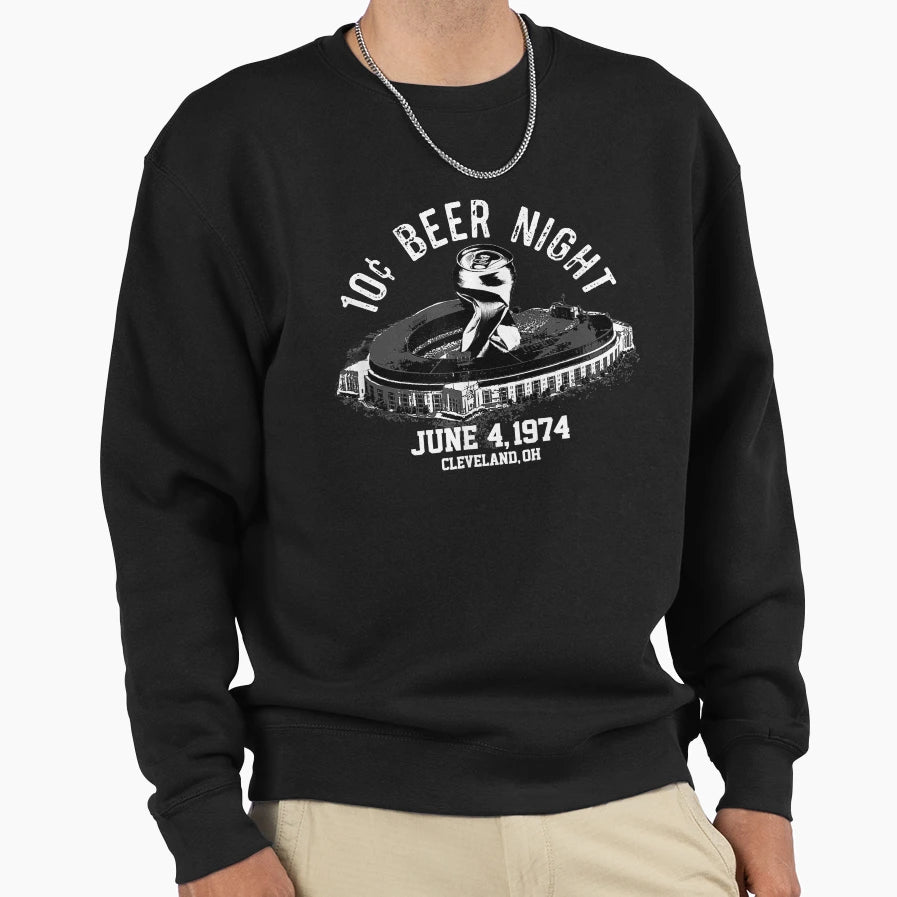 Ten Funny Cent Beer Night Sweatshirt - Fun Novelty Design Men Women - T-Shirt, Sweatshirt, Hoodie